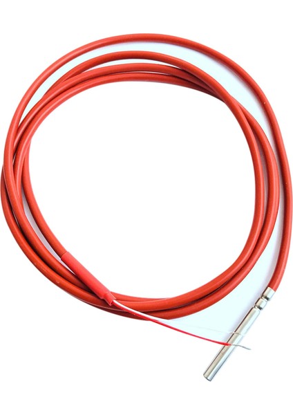 6x 2 Telli PT1000 Sıcaklık Sensörü Termistör Silikon Jel Kaplamalı 1.5 Metre Probu 45MM x 5mm -50-180 Santigrat Rtd'ler (Yurt Dışından) modelleri