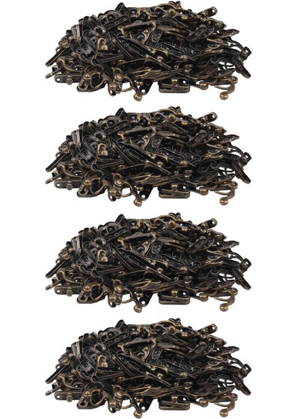 300 Adet Metal Donanım Mobilya Ahşap Kutu Deri Çanta Donanım Dekoratif Mandal Klipsler Kilit Asma Kilit Çile Vidalar (Yurt Dışından)