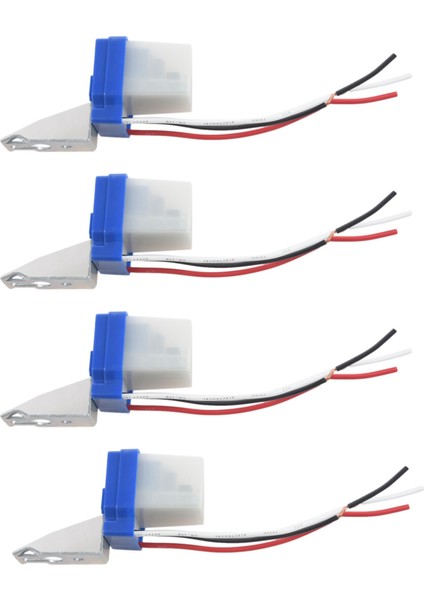 4x Ac Dc 12V 10A Otomatik Lamba Anahtarı Işık Sensörü Anahtarı (Yurt Dışından)
