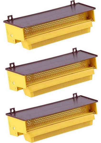 3x Plastik Polen Tuzağı Arı Tutma Araçları Tepsi Giriş Polen Toplayıcı Arıcı Arıcılık Malzemeleri Araçları (Yurt Dışından)