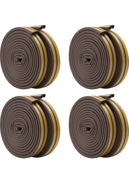 Rulo Eva Mühür Hava Durumu Şeridi Köpük Bant D Tipi 10M Kapılar Pencereler Taslak Hariç Tutma Çarpışma Önleyici Mühür Şeritleri (Yurt Dışından)