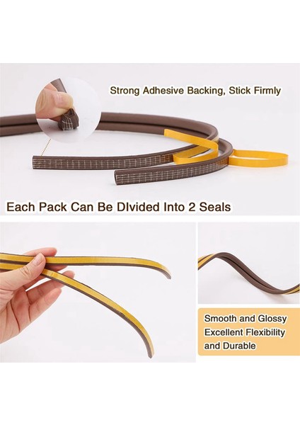 Rulo Eva Mühür Hava Durumu Şeridi Köpük Bant D Tipi 10M Kapılar Pencereler Taslak Hariç Tutma Çarpışma Önleyici Mühür Şeritleri (Yurt Dışından) modelleri