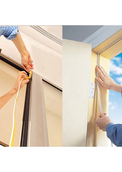 Rulo Eva Mühür Hava Durumu Şeridi Köpük Bant D Tipi 10M Kapılar Pencereler Taslak Hariç Tutma Çarpışma Önleyici Mühür Şeritleri (Yurt Dışından) fırsatları