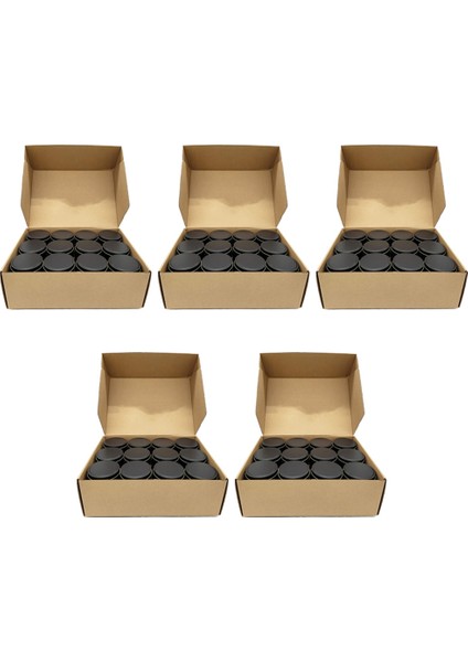 Mum Tenekeleri, 120 Parça, Mum Yapımı Için 4 Oz Metal Mum Kapları, Sanat ve El Sanatları, Kuru Depolama, Siyah (Yurt Dışından) fiyatları