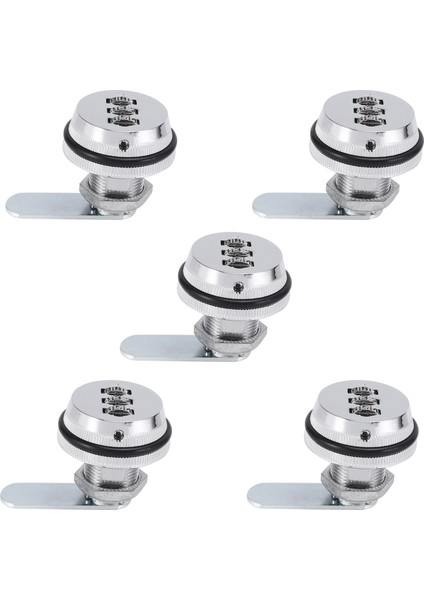 Alaşım Kodu Kombinasyonu Kam Kilidi Anahtarsız Gümüş (Yurt Dışından)