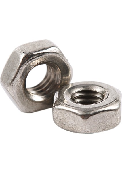 400 Adet M3 3mm Dişi Konu Altıgen Metal Somun Raptiye Gümüş Ton (Yurt Dışından)