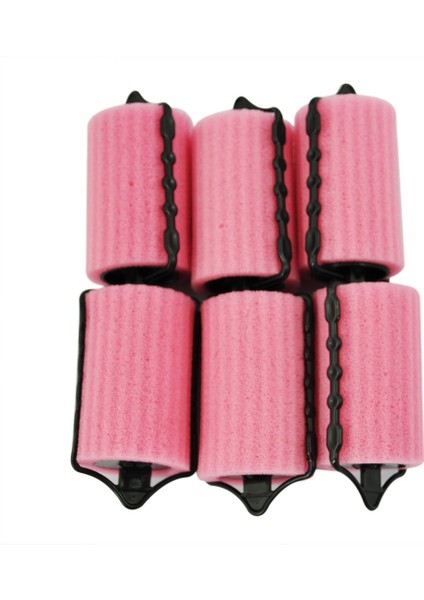 Kız Bayanlar Için 6 Pcs Saç Bakım Rulosu Stil Sünger Maşaları (Yurt Dışından)