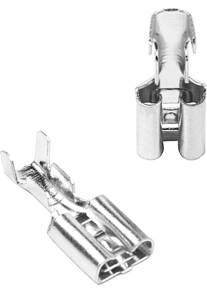 300X 6.3mm Yalıtımsız Dişi Maça Itmeli Sıkma Terminali 2.5mm² (Yurt Dışından) fiyatları