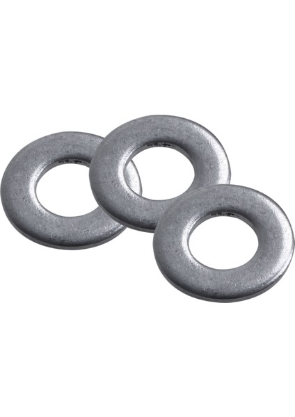 300 Adet M3 3 mm Metrik 304 Paslanmaz Çelik Düz Pul (Yurt Dışından)