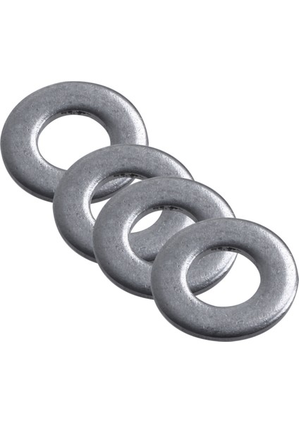 300 Adet M3 3 mm Metrik 304 Paslanmaz Çelik Düz Pul (Yurt Dışından)