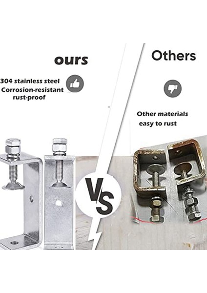 Metal Kelepçe Ağır Hizmet Kelepçesi C Kelepçe Ağaç Işleme Kelepçesi (100 Mm), 2 Adet (Yurt Dışından) modelleri