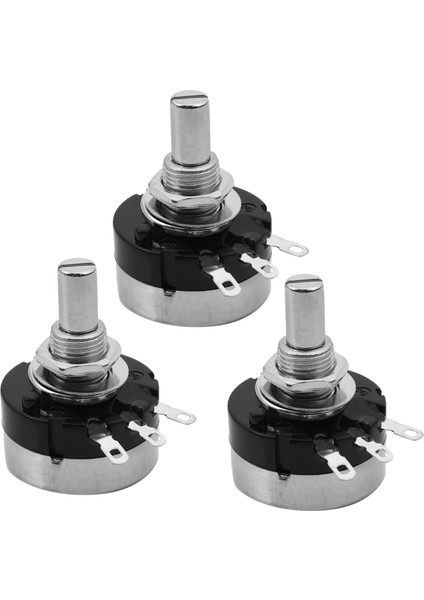3x Döner Karbon Potansiyometre, Çaplı, Düğmeli, RV24YN 20S B103 10K Ohm (Yurt Dışından)