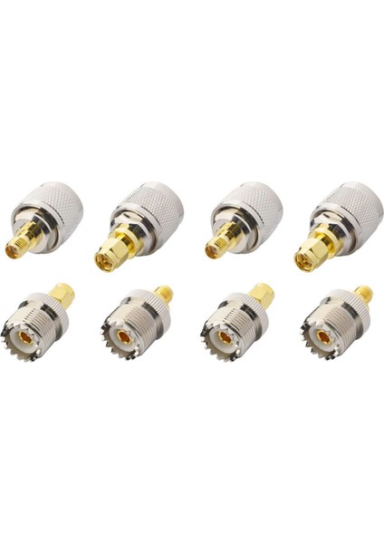 8 Adet/takım Uhf SL16 PL259 SO239 - Sma Erkek Fiş Dişi Jak Rf Testi (Yurt Dışından)