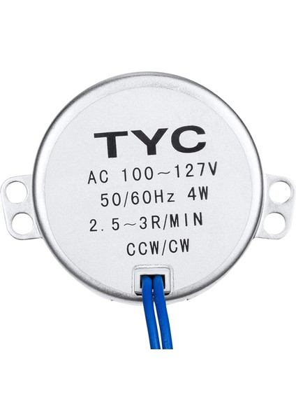 Senkron Motor Döner Tabla Senkron Motor 100-127 50/60 Hz 4W (Yurt Dışından)