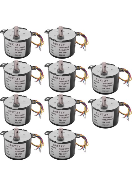 10X 50KTYZ AC220V 10W 0.5A 2.5r/ Min Kalıcı Mıknatıslı Senkron Motor Ac Dişli Azaltma Motoru Cw / Ccw (Yurt Dışından)