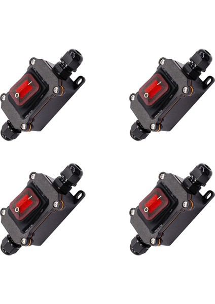 4x IP67 Su Geçirmez Hat Içi Anahtar 12V Dc 20A Yüksek Akım Gücü Su Geçirmez Anahtar (Yurt Dışından)