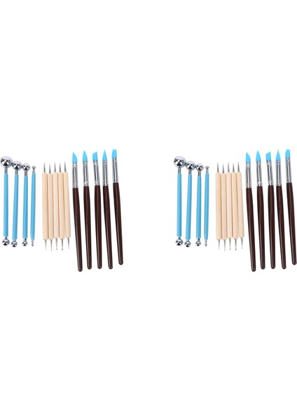 14PCS Polimer Çömlekçilik Kil Şekillendirici Modelleme Oturmak Tırnak Süsleyen Araçlar (Yurt Dışından)
