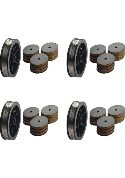 4x Dört Taraflı Çelik Tel Ön Cam Halat Temizleme Araba Cam Temizleme Aracı Ön Cam Dokunarak Özel Çelik Tel Halat (Yurt Dışından)