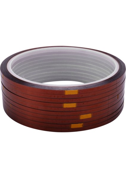 20 Rulo 33MX3MM Isıya Dayanıklı Isı Sıcaklığı Yapışkan Bant Süblimasyon Kupa Bandı, Kahverengi Renk (Yurt Dışından)