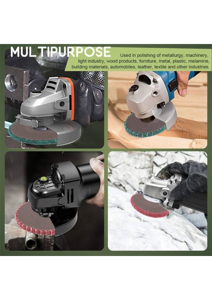 Açı Öğütücü Için 8pcs 4 Inç Kırmızı ve Yeşil Naylon Fiber Flap Disk Seti (Yurt Dışından) fiyatları