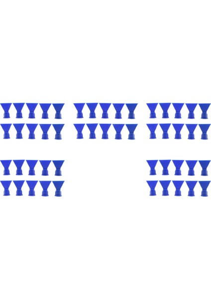 Dalga Şekli Silikon Koni Kalafatlama Için Yedek Parça Memesi Püskürtme Ucu Mastik Dağıtıcı Şırınga Aksesuarı 50 Adet (Yurt Dışından)