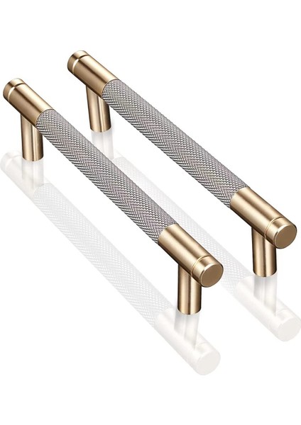 Dolap Kolları 2'li Paket Alüminyum Dolap Mutfak Dolabı Kapısı 96MM Için Tırtıllı Çekmece Donanımını Çeker (Yurt Dışından)