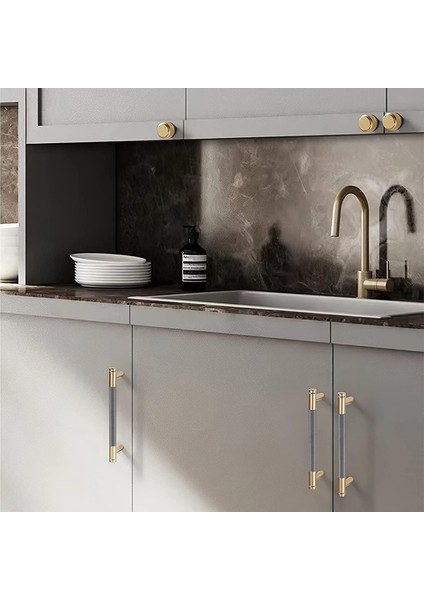 Dolap Kolları 2'li Paket Alüminyum Dolap Mutfak Dolabı Kapısı 96MM Için Tırtıllı Çekmece Donanımını Çeker (Yurt Dışından) indirimleri