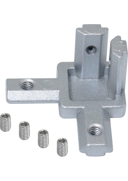 Adet 2020 Serisi 3 Yollu Uç Köşe Braketi Konektörü Avrupa Standardı Için 6mm T Yuvası 20X20MM Alüminyum Ekstrüzyon Profili (Yurt Dışından) fiyatları