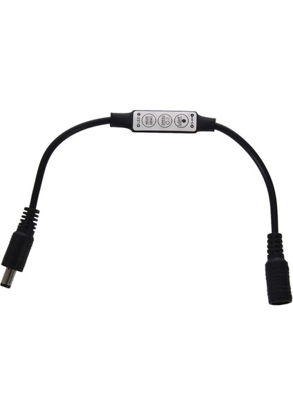 6x Düşük Profilli Hat Içi Kontrol Cihazı Mini 3 Anahtar LED Şerit Işığı Için Dimmer Anahtarı Siyah (Yurt Dışından) modelleri