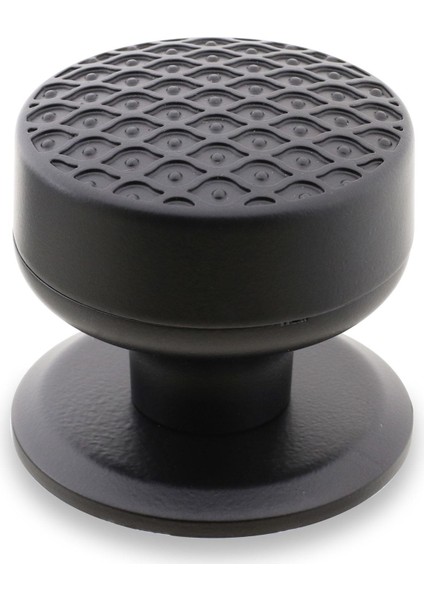 Kapı Tokmağı Topuzu Kolu Metal Tokmak Mat Siyah