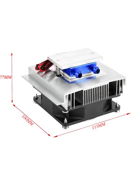 2x Termoelektrik Soğutucu Soğutma Sistemi Yarı Iletken Soğutma Sistemi Kiti Soğutucu Peltier Soğutucu 15L Su Için (Yurt Dışından)
