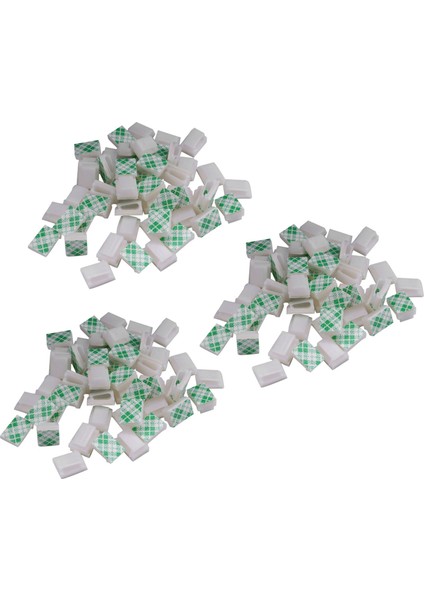 Kendinden Yapışkanlı Tel Paketi Tutucu Kravat Montaj Klipsi, 7 mm Genişlik, 150 Parça (Yurt Dışından)