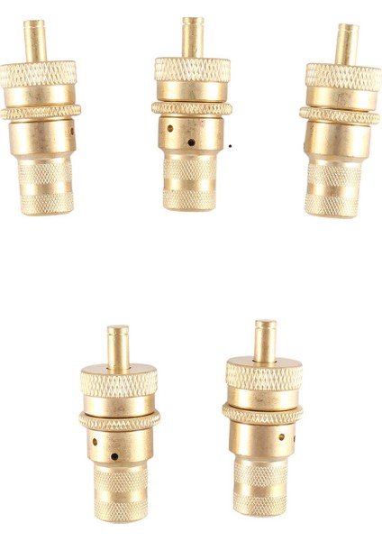 5 Adet Offroad Pirinç Lastik Havalandırma Makinesi S Kiti Otomatik 6-30PSI Lastik Lastik Basıncı Tahliye Vanası Deflatörler Hava Alma Vanası (Yurt Dışından)