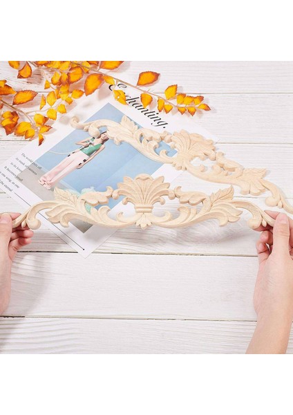 8 Adet Ahşap Oyma Onlay Aplikler Ahşap Oyma Çıkartması Boyasız Mobilya Dekorasyon Ev Kapı Dolabı Dekorasyon (Yurt Dışından) fiyatları