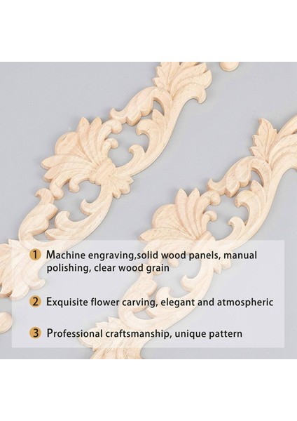 8 Adet Ahşap Oyma Onlay Aplikler Ahşap Oyma Çıkartması Boyasız Mobilya Dekorasyon Ev Kapı Dolabı Dekorasyon (Yurt Dışından) modelleri