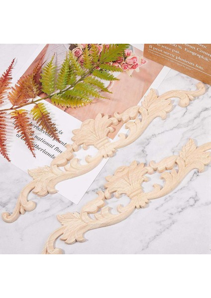 8 Adet Ahşap Oyma Onlay Aplikler Ahşap Oyma Çıkartması Boyasız Mobilya Dekorasyon Ev Kapı Dolabı Dekorasyon (Yurt Dışından) indirimleri