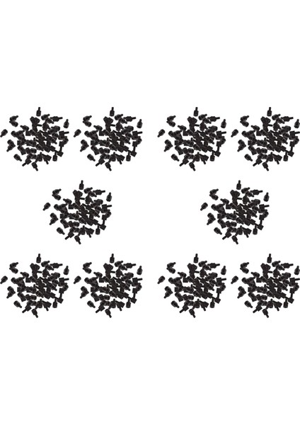 1000X Anakart Naylon Altıgen Standoff Dişli Ara Parça M3 Konu 6 + 6mm Siyah (Yurt Dışından)