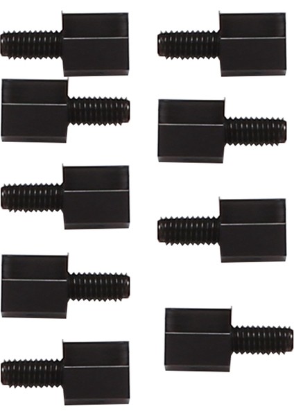 1000X Anakart Naylon Altıgen Standoff Dişli Ara Parça M3 Konu 6 + 6mm Siyah (Yurt Dışından) fiyatları