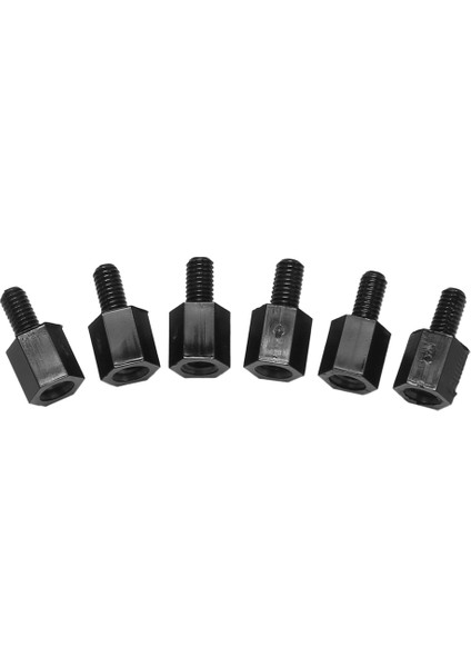1000X Anakart Naylon Altıgen Standoff Dişli Ara Parça M3 Konu 6 + 6mm Siyah (Yurt Dışından) fırsatları