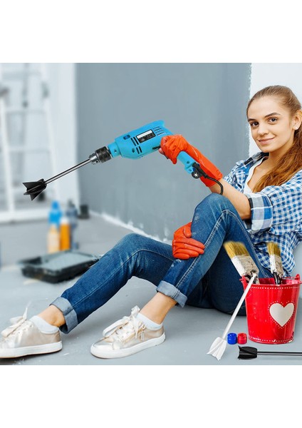 Matkap Için 8 Adet Epoksi Karıştırıcı Aparatı, Yeniden Kullanılabilir Boya ve Epoksi Reçine, Boya, Seramik Sırını Karıştırmak Için Reçine Karıştırıcı Küreği (Yurt Dışından) fiyatları