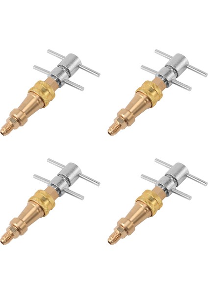 4x Araçları Yüksek Basınçlı Yıkama Makinesi 1/4 Inç Fnpt Buzdolabı Hızlı Bağlantı Pirinç Yıkama Hızlı Bağlantı Fişi (Yurt Dışından)