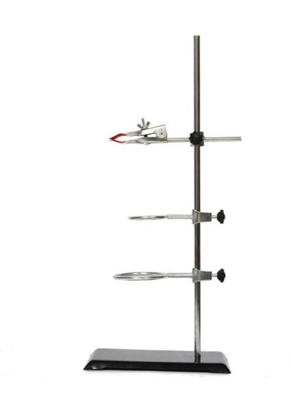 2x Laboratuvar Sınıfı Metal Donanım Destek Standı, 4 Imbik Halkalı Astarlı Büret Kelepçesi (2 Inç, 3 Inç Çap) (Yurt Dışından) fiyatları