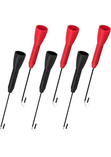 6 Paket 2mm Iğne Test Probları, 600V/10A Uçlar Için Tahribatsız Multimetre Testi TL71 TL75- 3 Siyah ve 3 Kırmızı (Yurt Dışından)