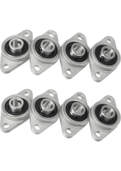 8 Adet KFL08 Yastık Blok Rulman 8mm Delik Çapı Çinko Alaşım Eşkenar Dörtgen Flanş Rulman Cnc Için (Yurt Dışından)