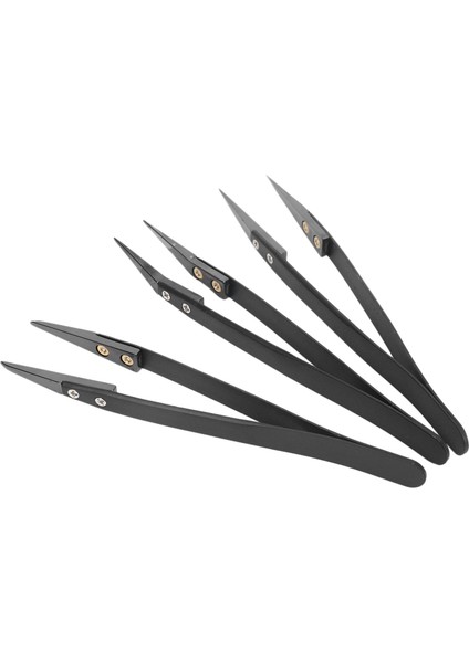 Siyah Seramik Cımbız Seti - Antistatik, Korozyon Önleyici, Antimanyetik, Yüksek Isıya Dayanıklı (9 Paket) (Yurt Dışından) modelleri