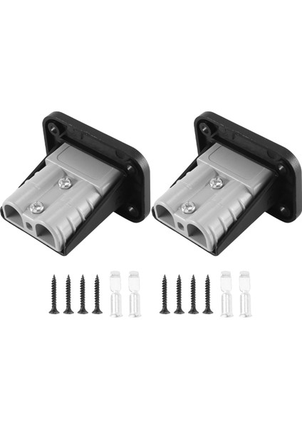 Yeni Gömme Montaj Anderson Fiş 50A Konnektör Kiti Montaj Braketi Paneli Kapak Aksesuarları Karavan Tekne Kamyon Için (Yurt Dışından)