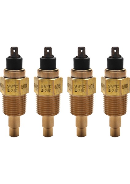 4x Vdo 1/2 Npt 21MM Konu Motor Yağı Sıcaklık Sensörü Jeneratör Seti Için Su Sıcaklığı Sensörü (Yurt Dışından)