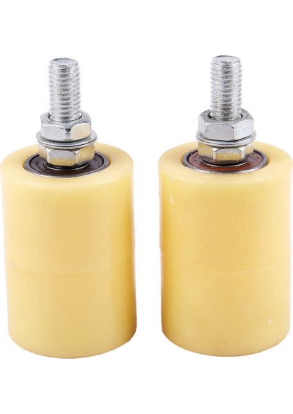 2 Adet 50X70MM Pp Çelik Düz Makaralı Rulman Kılavuz Tekerlek 6201 M12 Vida Elektrikli Kapı Sürgülü Kapı (Yurt Dışından)