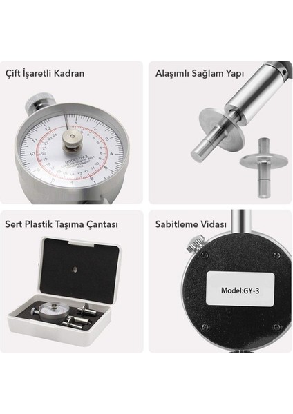 Gy-3 Meyve Sertliği Ölçer Penetrometre fiyatları