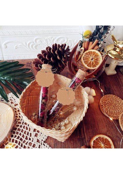 Lı Test Tüpü 30 Adet Çiçekler Için Test Tüpleri Plastik 20ML Kraft Kağıt Eklentili Test Tüpleri (150X16MM) (Yurt Dışından) fırsatları